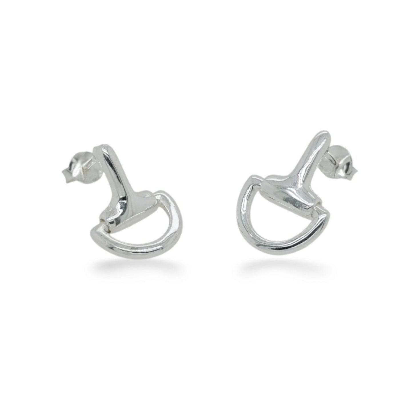 MCJ Horse Bit Stud Earrings