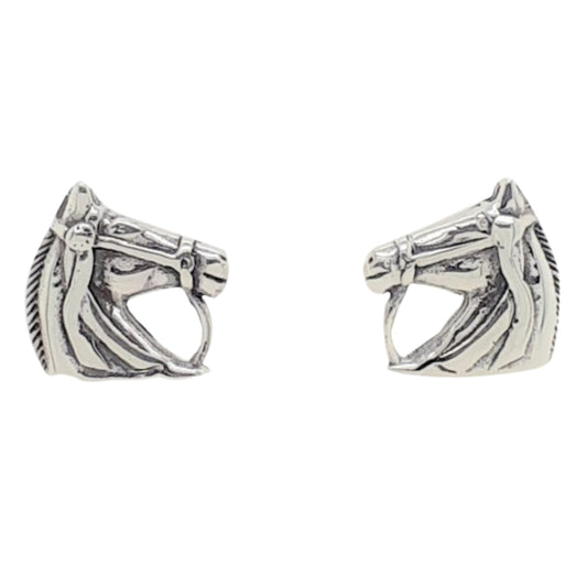 MCJ Horse Head Stud Earrings - EQ Saddlery