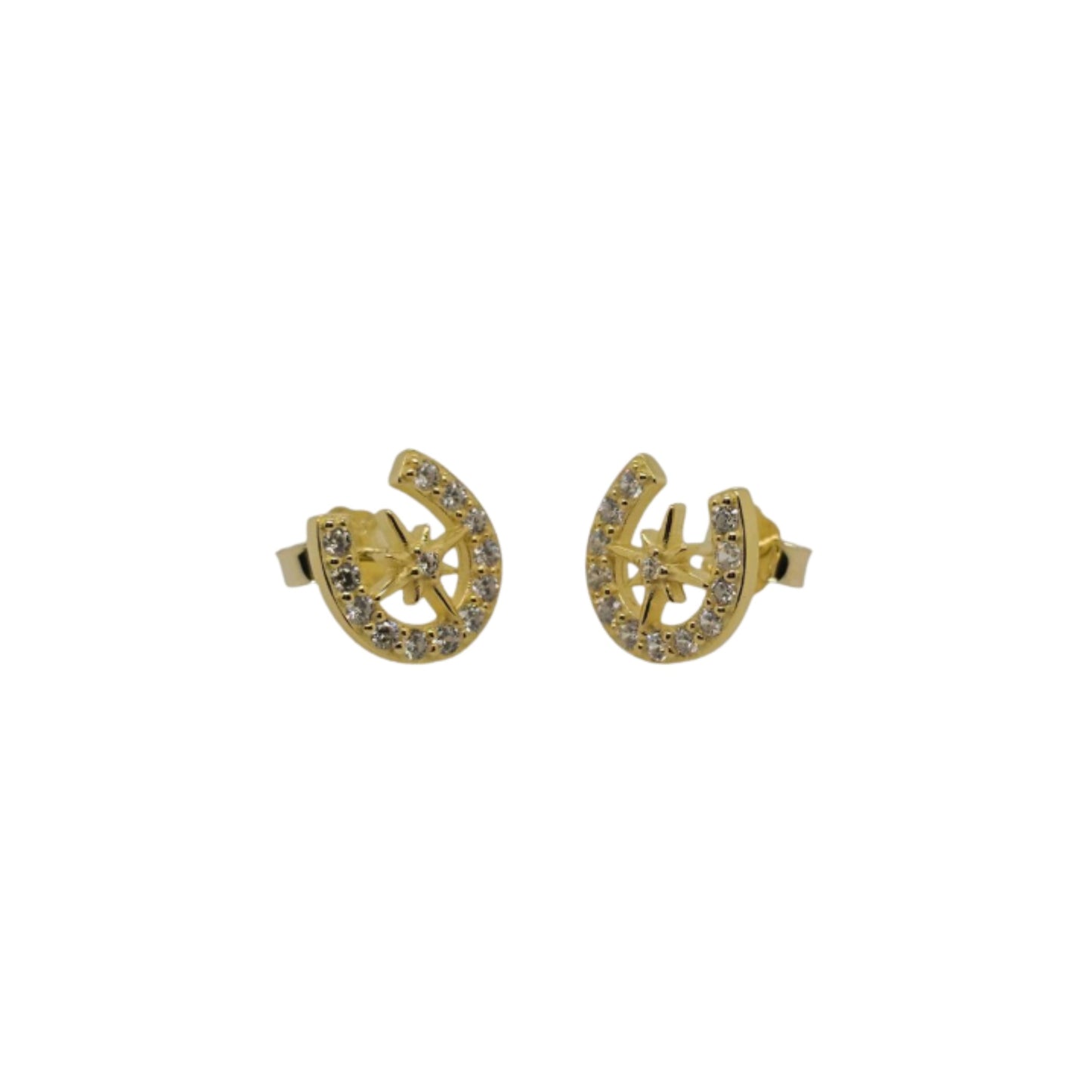 MCJ Horseshoe and Northern Star Stud Earrings