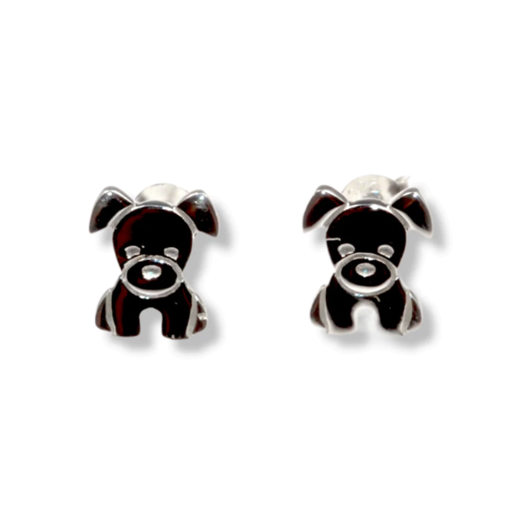 MCJ Puppy Stud Earrings - EQ Saddlery