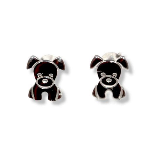 MCJ Puppy Stud Earrings - EQ Saddlery