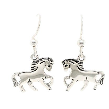 MCJ Small Horse Drop Earrings
