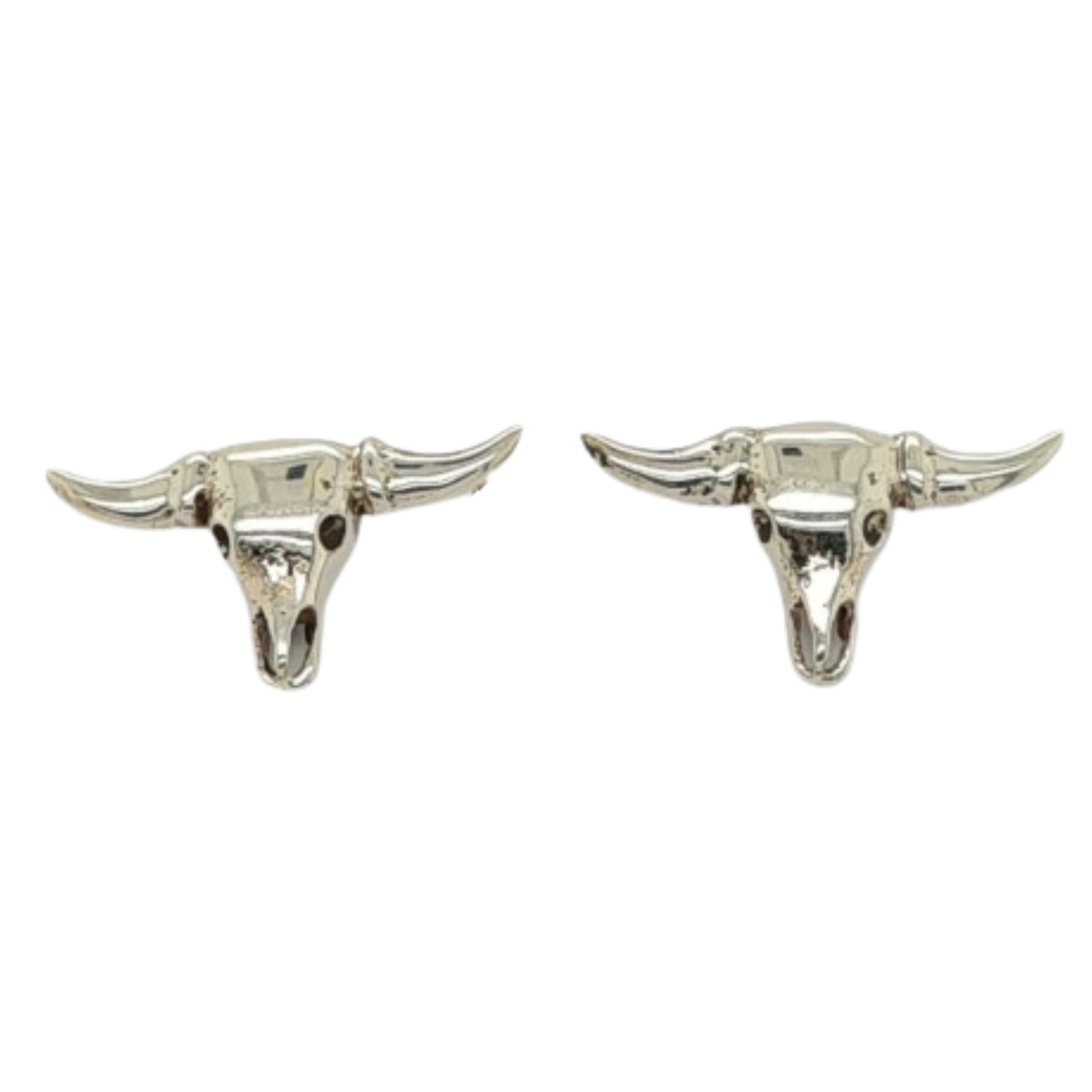 MCJ Steer Head Stud Earring EQ Saddlery