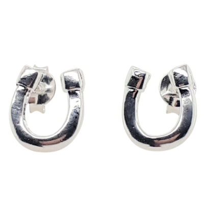 MCJ Upright Horseshoe Earrings