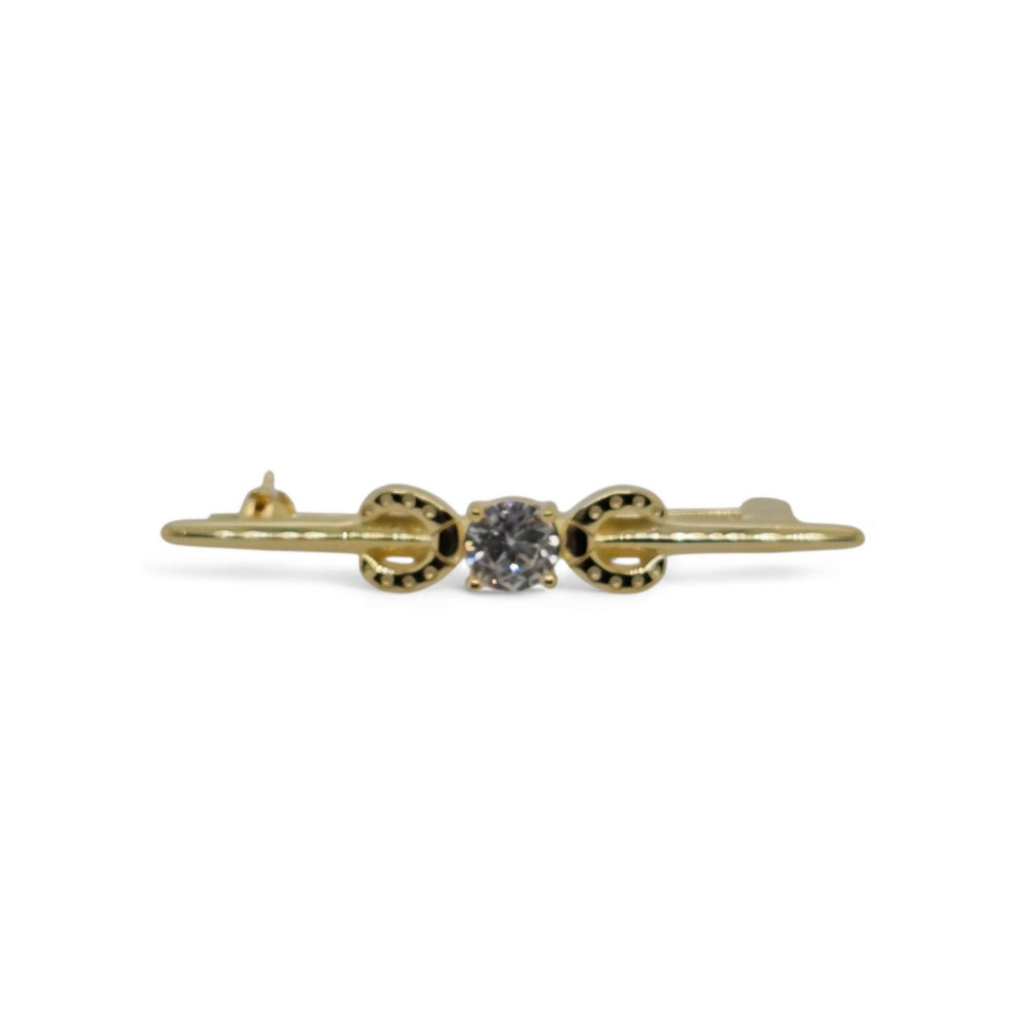 MCJ Double Horseshoe Stock Pin