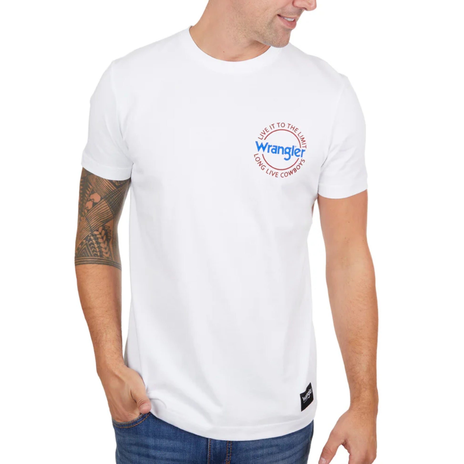 Wrangler Mens Finn Short Sleeve Tee - EQ Saddlery