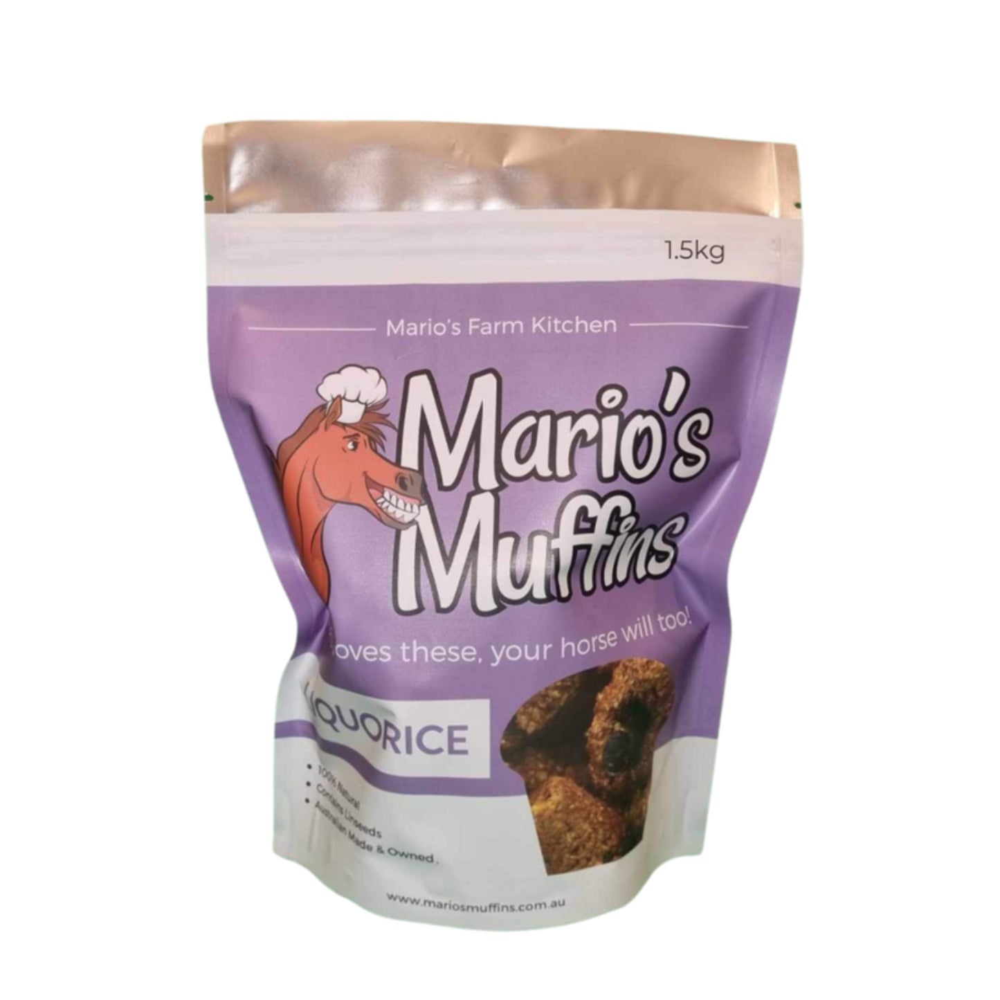 Marios Muffins Licorice