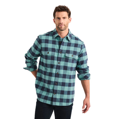 RB Sellars Mens Calvert Shirt Full Button Long Sleeve Shirt