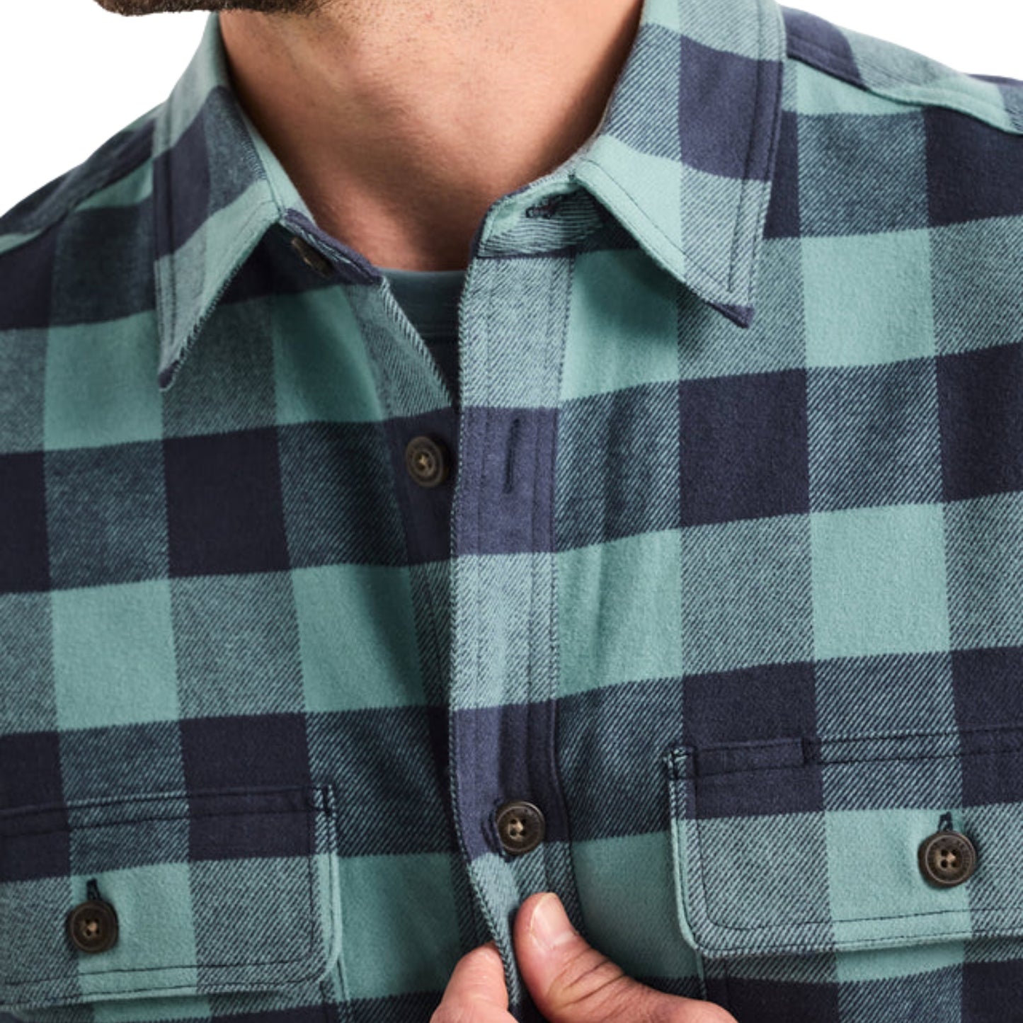 RB Sellars Mens Calvert Shirt Full Button Long Sleeve Shirt