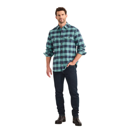 RB Sellars Mens Calvert Shirt Full Button Long Sleeve Shirt