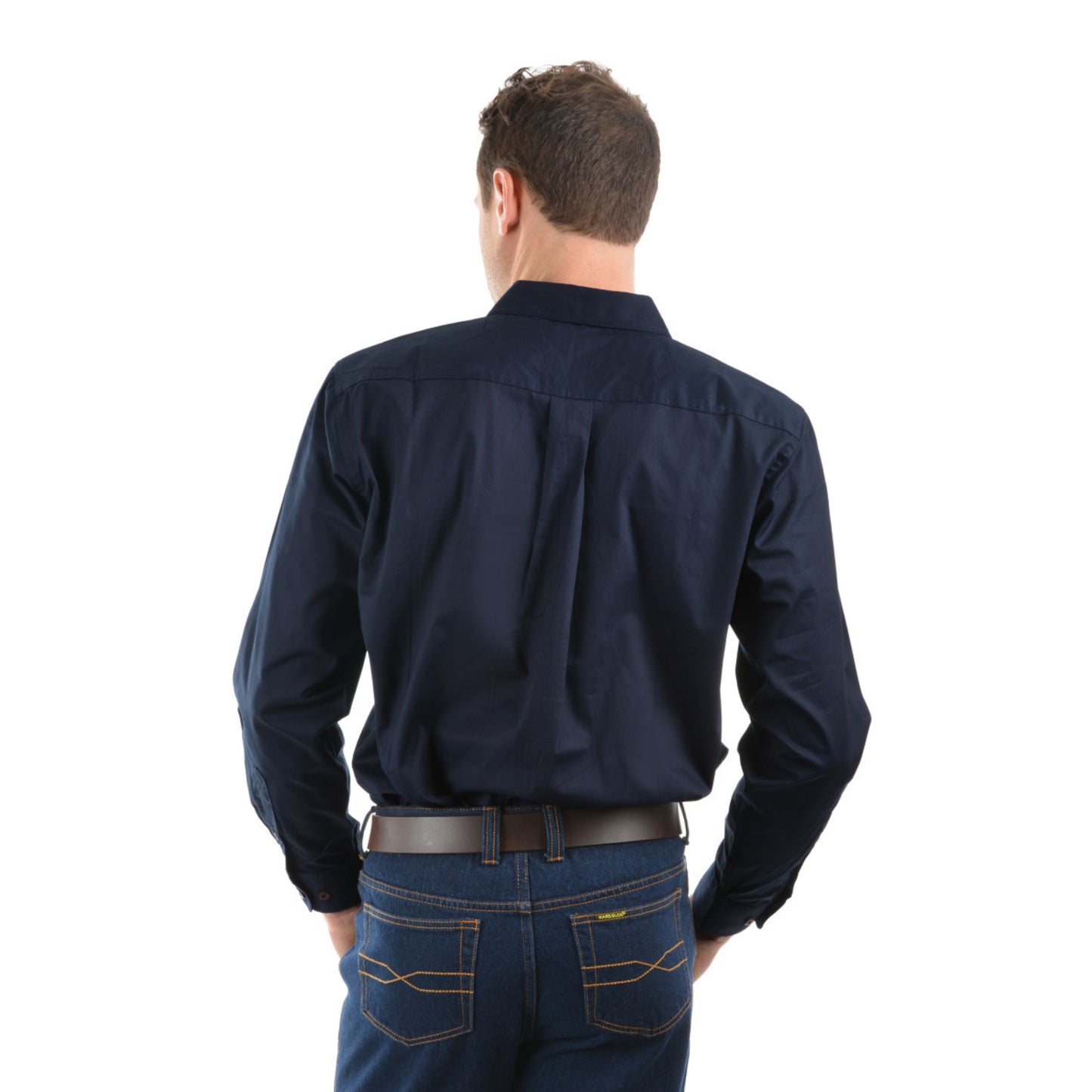 Hard Slog Mens Half Placket Light Cotton Shirt