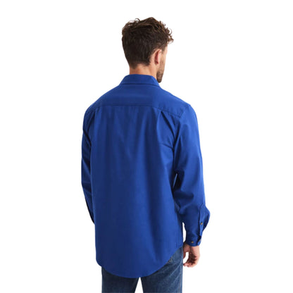 RB Sellars Mens Burton Half Button Long Sleeve Light Weight Workshirt - EQ Saddlery