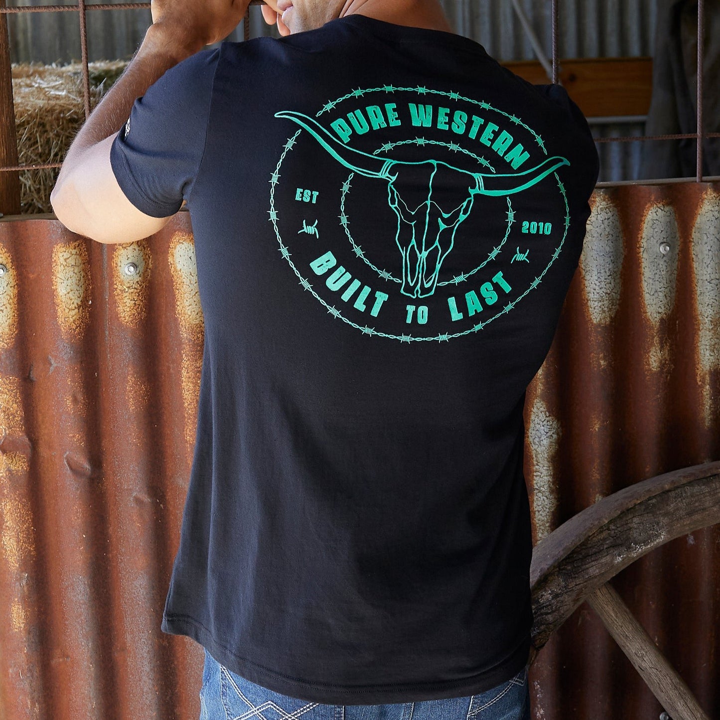 Pure Western Mens Walker Short Sleeve Tee