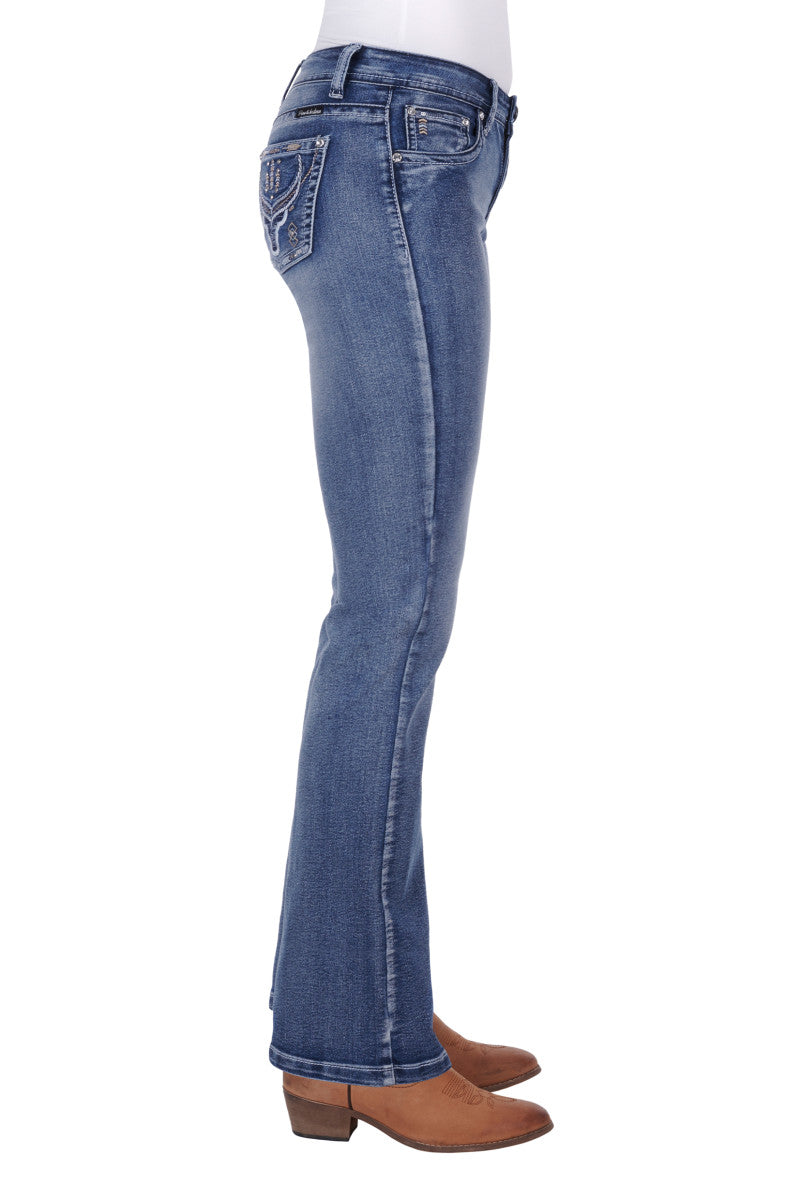 Pure Western Womens Steer Bootcut Jeans