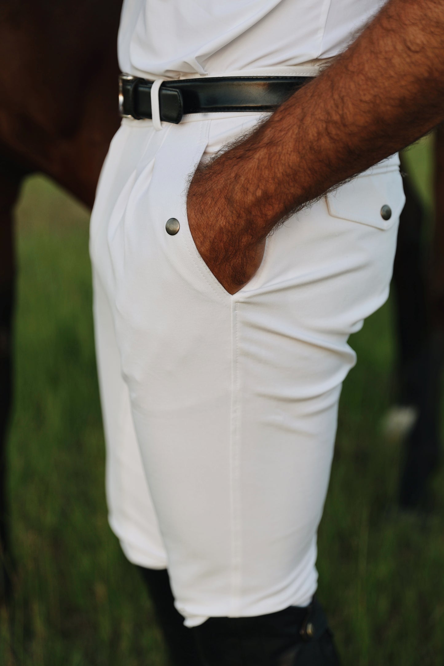 QJ Riding Wear Mens Full Seat Breeches