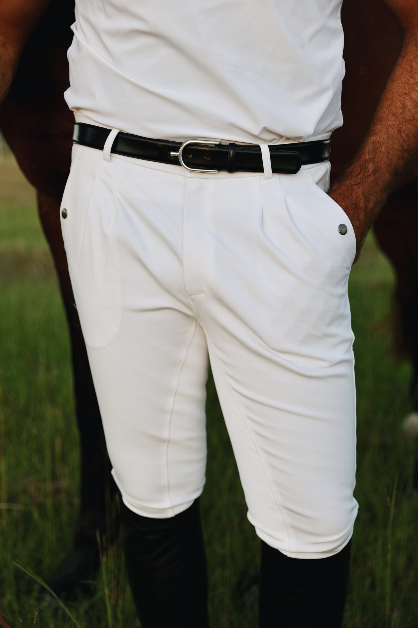 QJ Riding Wear Mens Full Seat Breeches