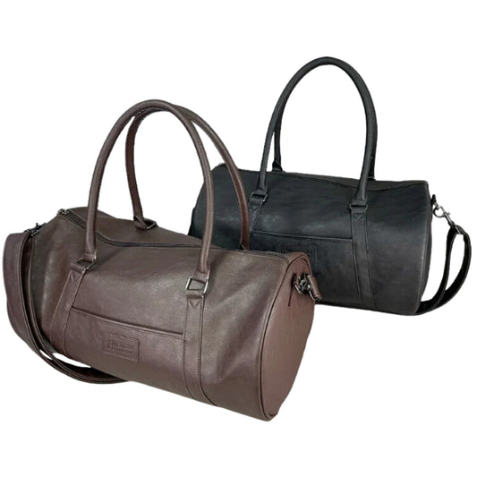 Pilbara Leather Overnight Bag - EQ Saddlery