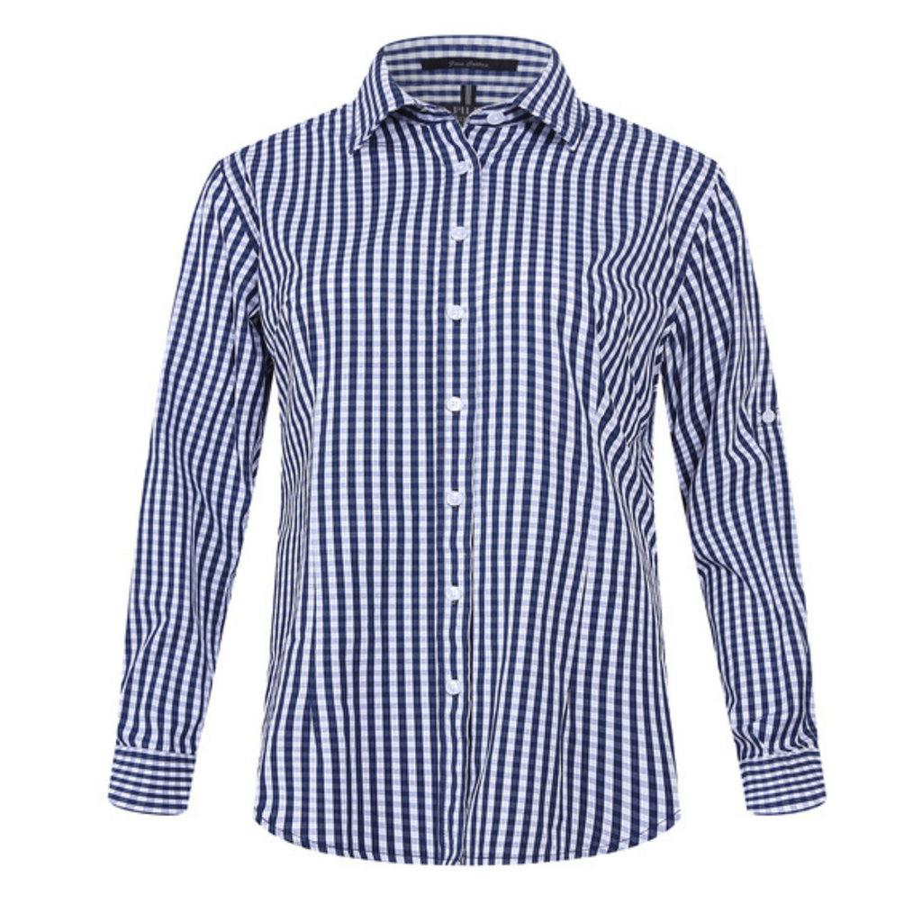 Pilbara Ladies Check Long Sleeve Shirt