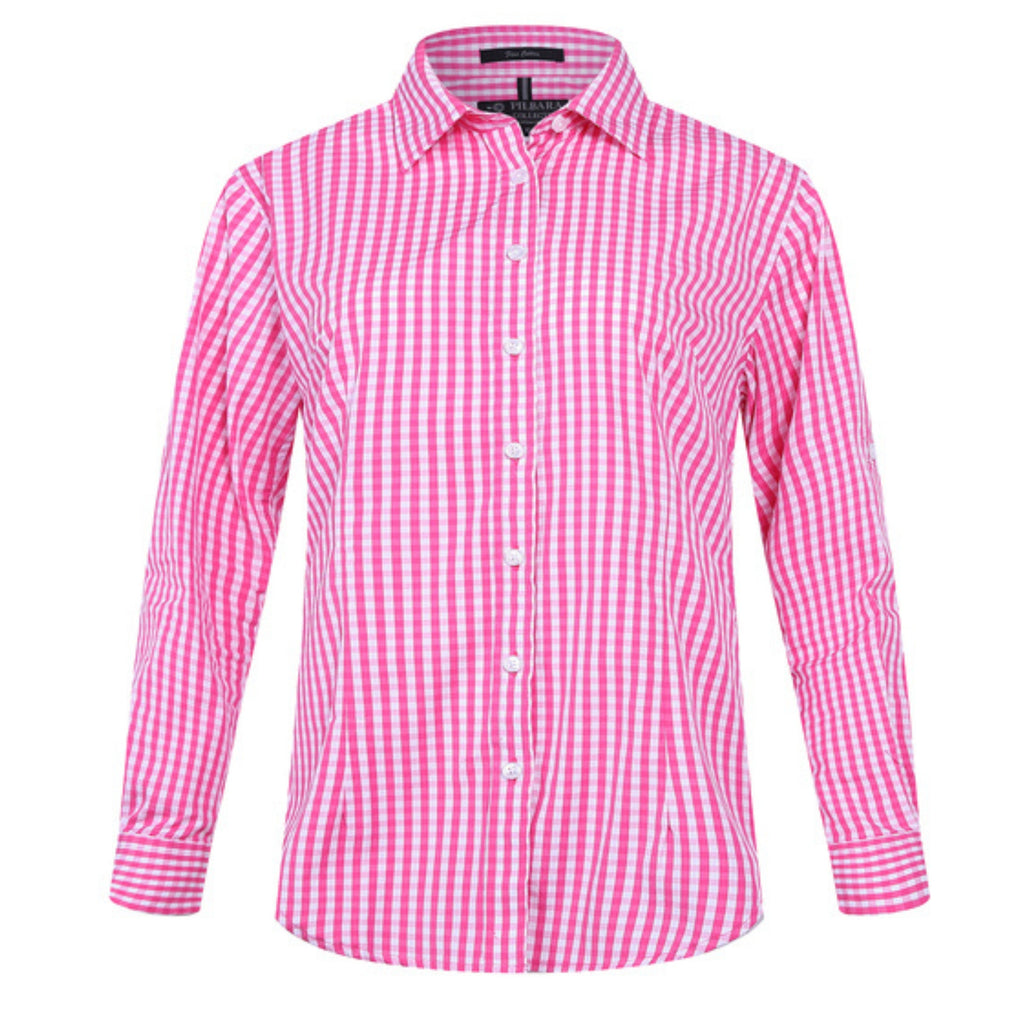 Pilbara Ladies Check Long Sleeve Shirt