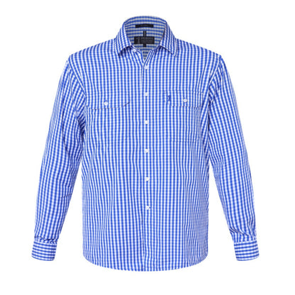 Pilbara Mens Check Long Sleeve Shirt - EQ Saddlery