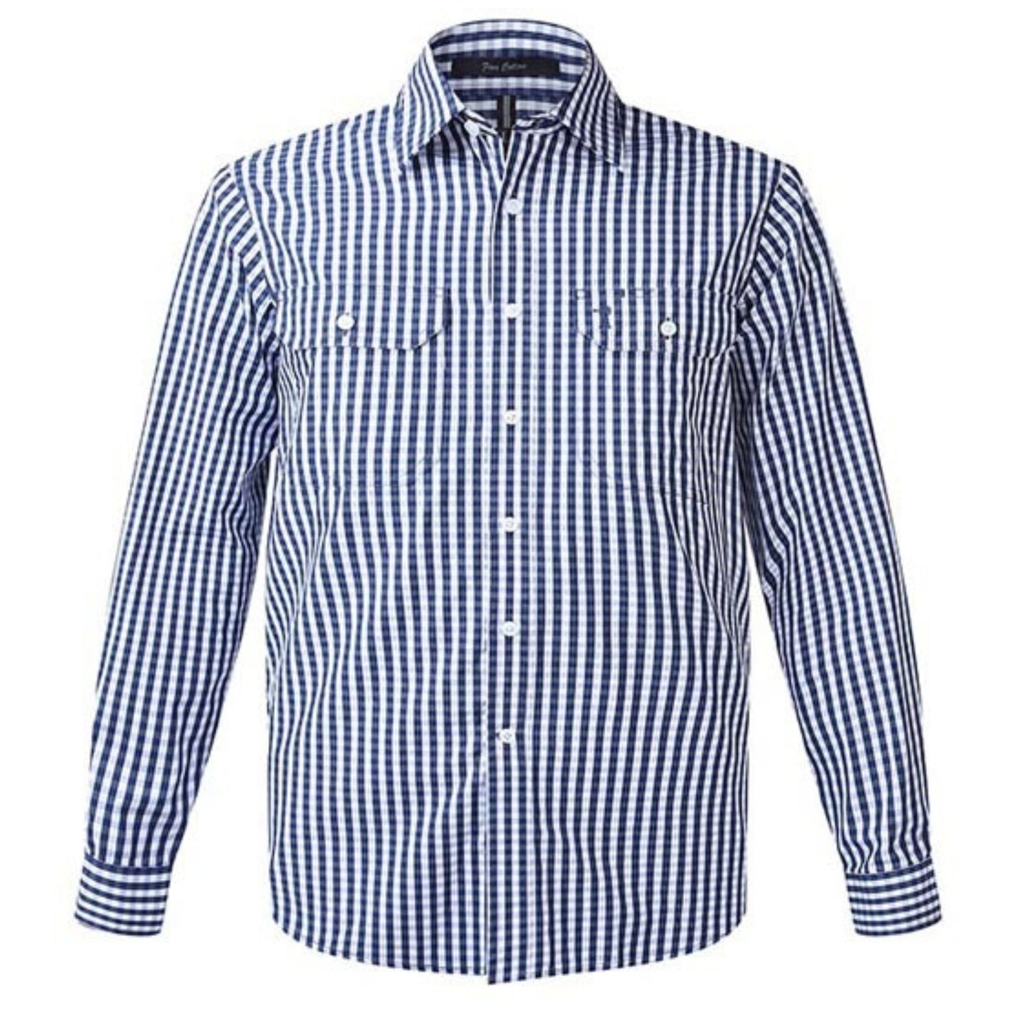 Pilbara Mens Check Long Sleeve Shirt - EQ Saddlery
