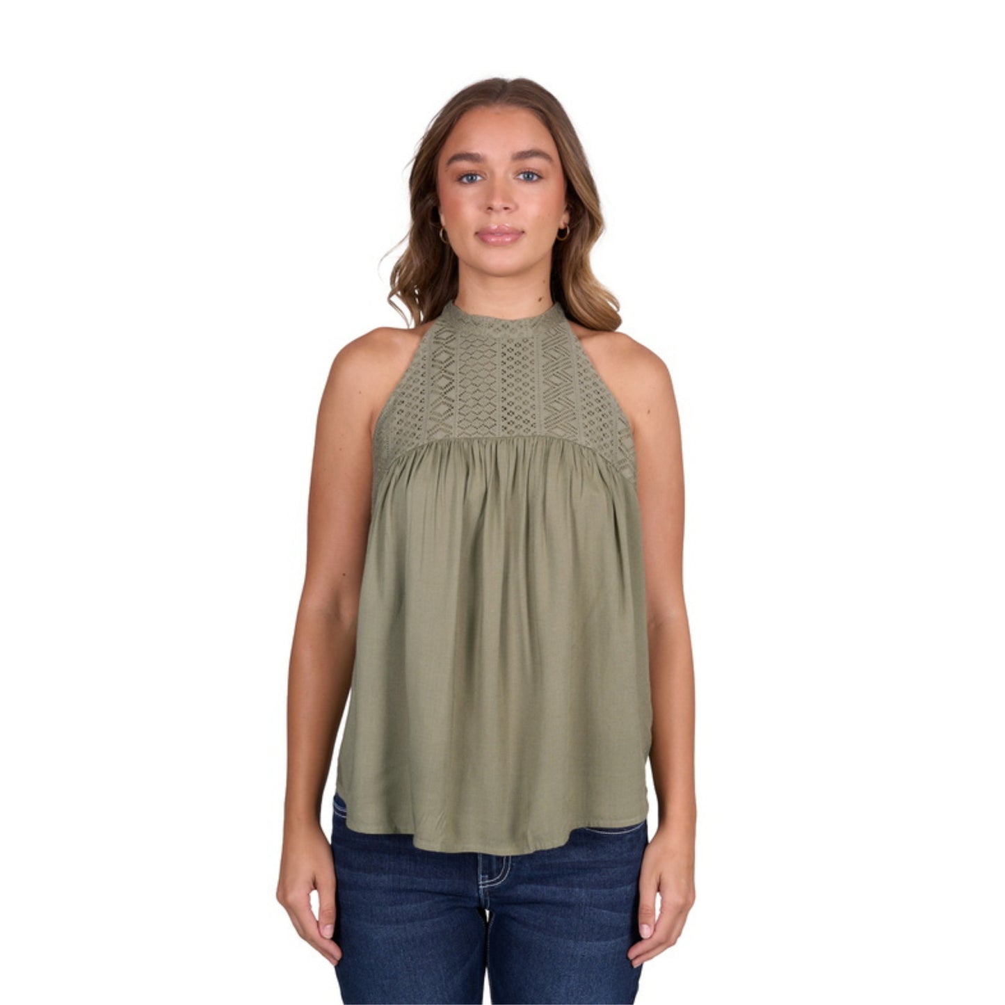 Pure Western Abigail Sleeveless Blouse - EQ Saddlery