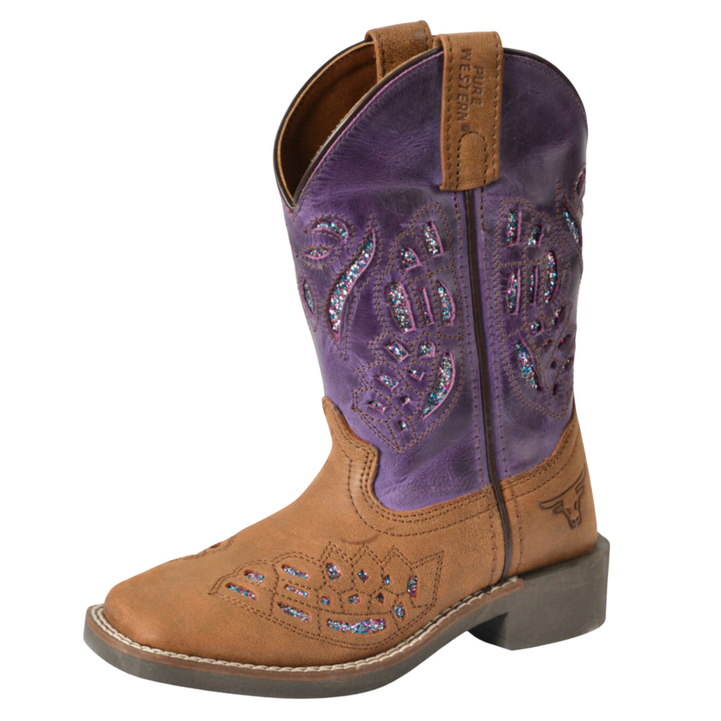 Pure Western Childrens Dash Boots