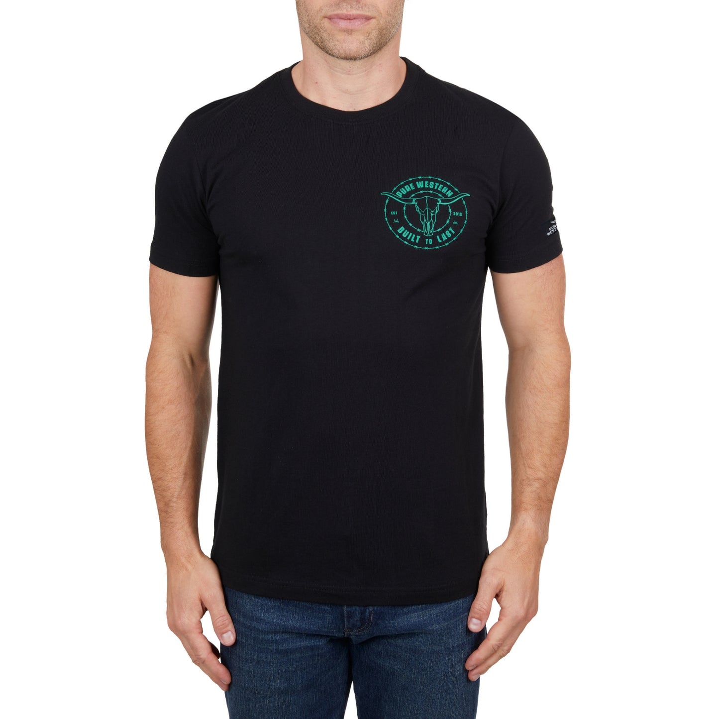 Pure Western Mens Walker Short Sleeve Tee