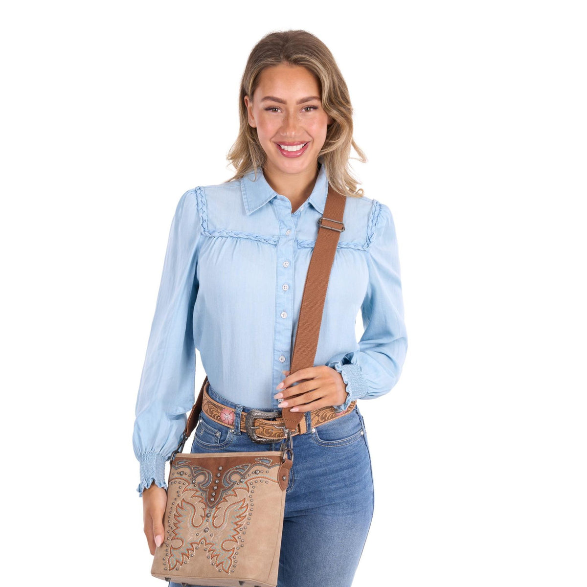 Pure Western Womens Daniela Long Sleeve Shirt