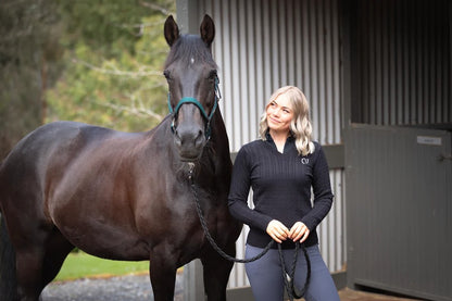 QJ Riding Wear Luci V Neck Knit - EQ Saddlery