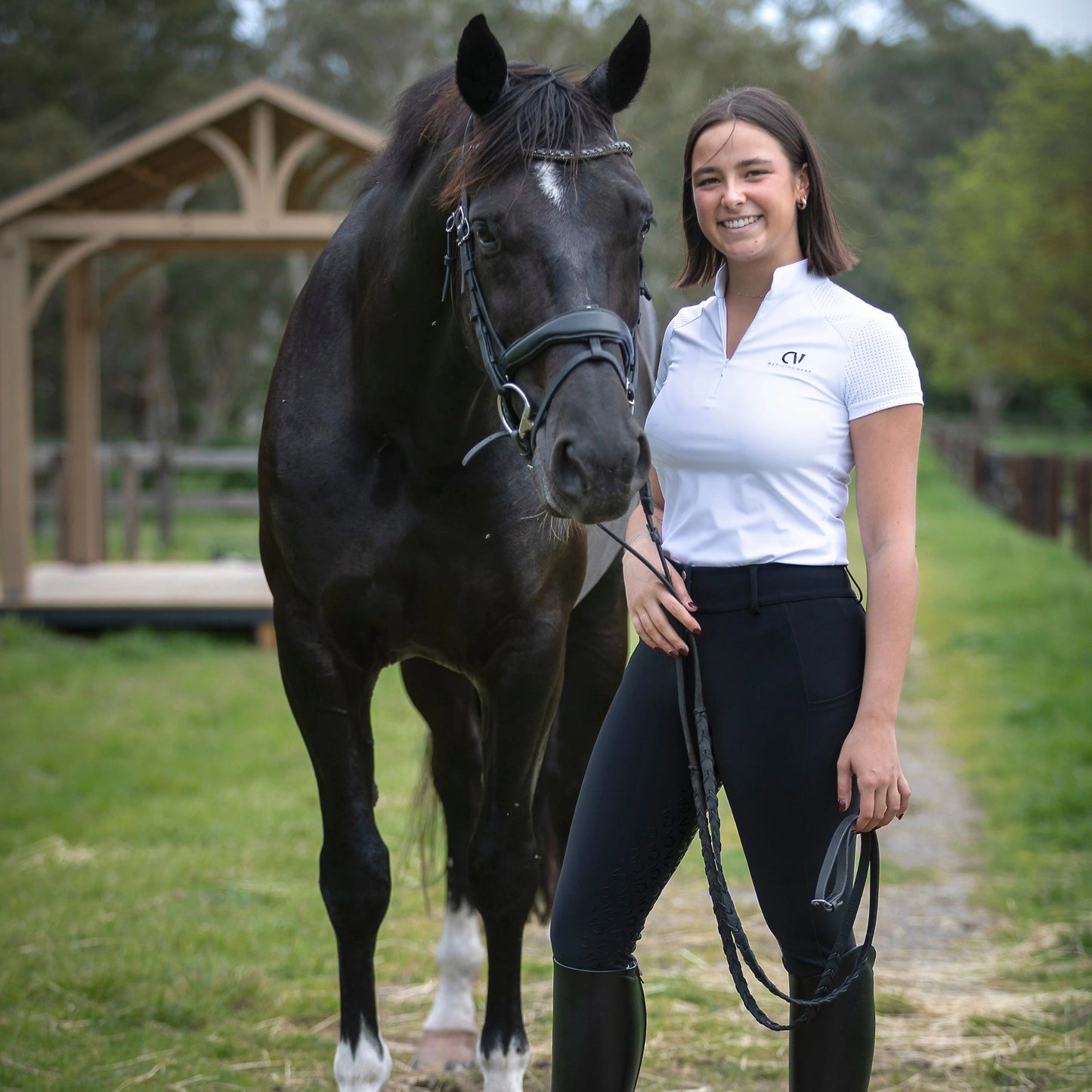 QJ Riding Wear Elle Short Sleeve Shirt