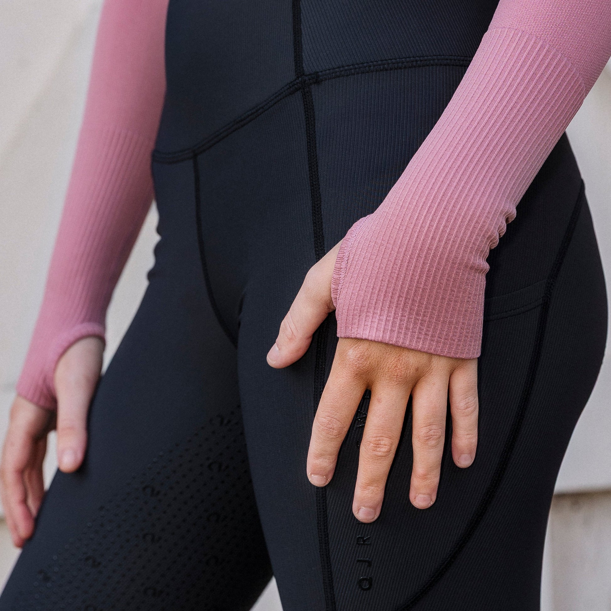 QJ Riding Wear Alice Ribbed Tight - EQ Saddlery