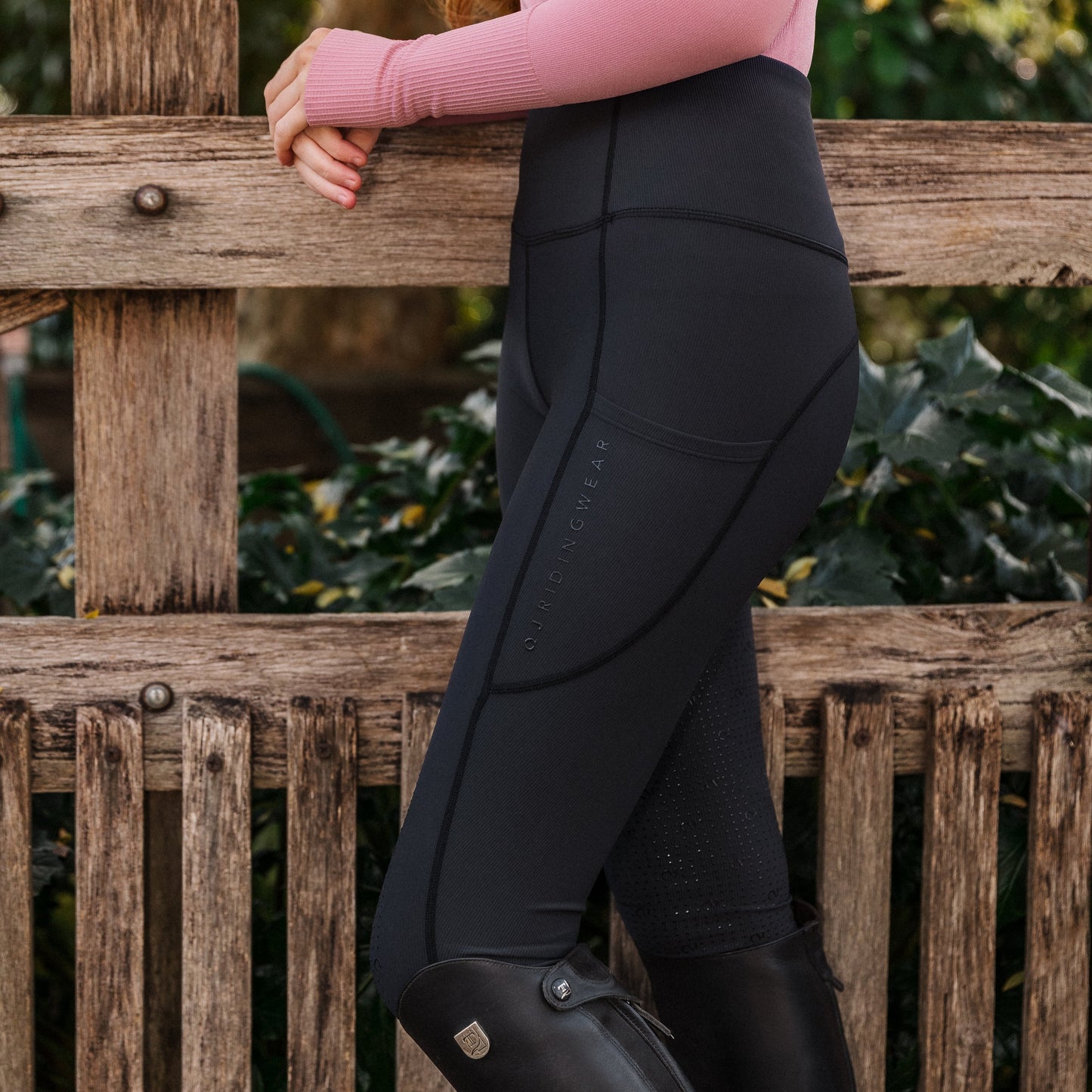 QJ Riding Wear Alice Ribbed Tight - EQ Saddlery