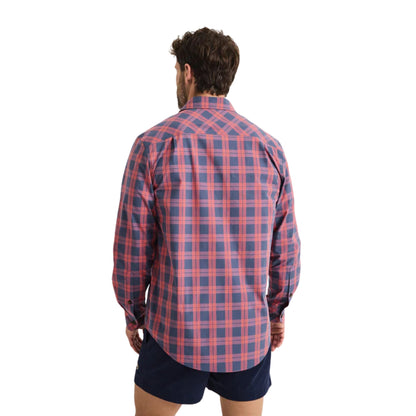 RB Sellars Mens Territory Half Button Long Sleeve Limited Edition Shirt