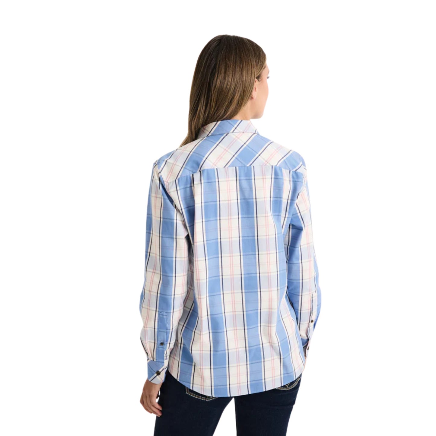 RB Sellars Womens Sandy Half Button Long Sleeve Limited Edition Workshirt