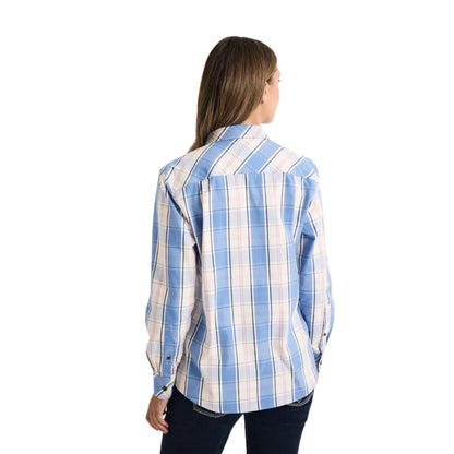 RB Sellars Womens Sandy Half Button Long Sleeve Limited Edition Workshirt