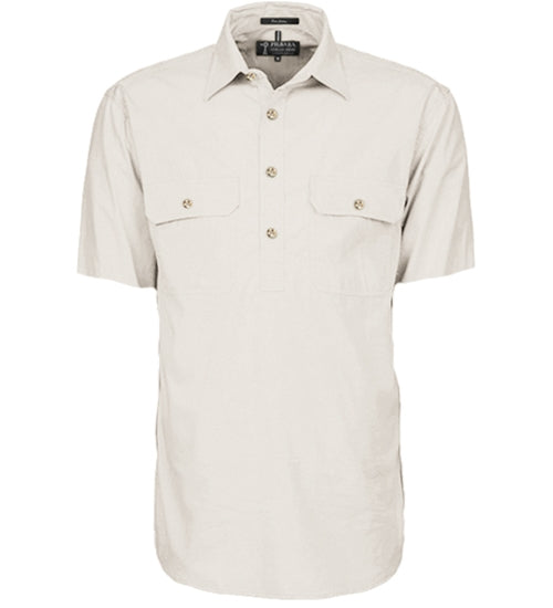 Pilbara Mens Closed Front Short Sleeve Shirt - EQ Saddlery