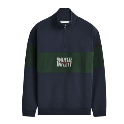 RMW Mens Heritage Panel Qrt Zip