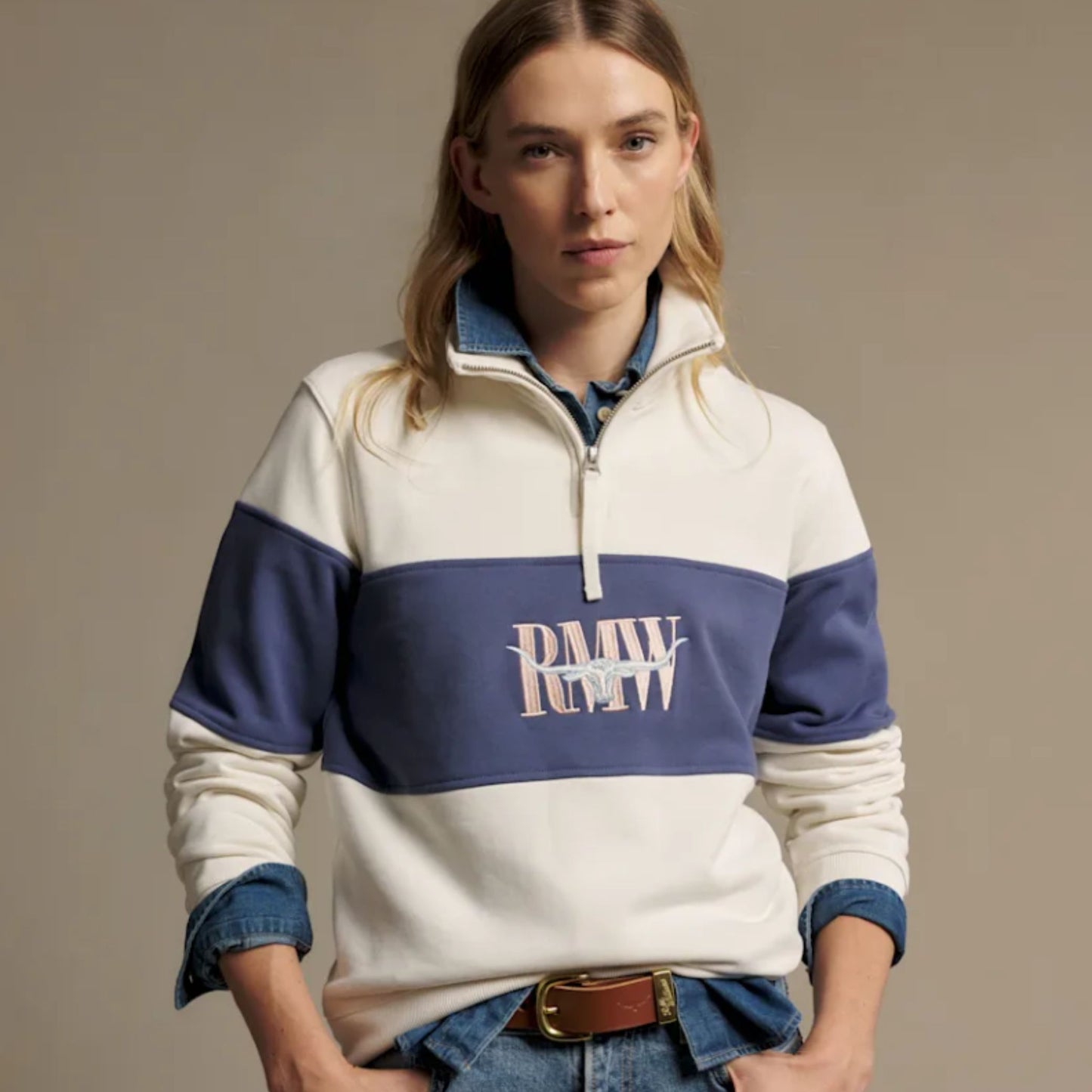 RMW Womens Trickett Panel Sweatshirt