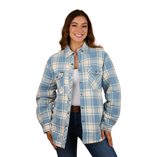 Ringers Western Womens Sadie Sherpa Flannel Jacket