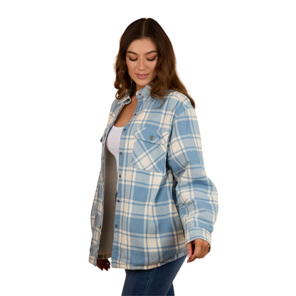 Ringers Western Womens Sadie Sherpa Flannel Jacket