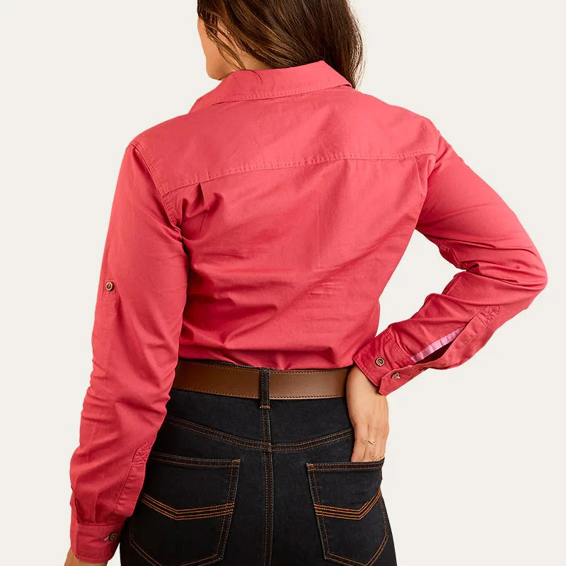 Ringers Western Womens Pentecost River Half Button Work Shirt