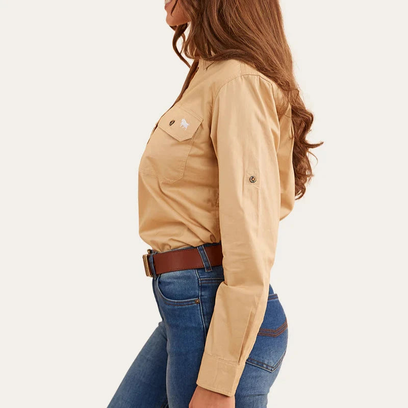 Ringers Western Womens Pentecost River Half Button Work Shirt