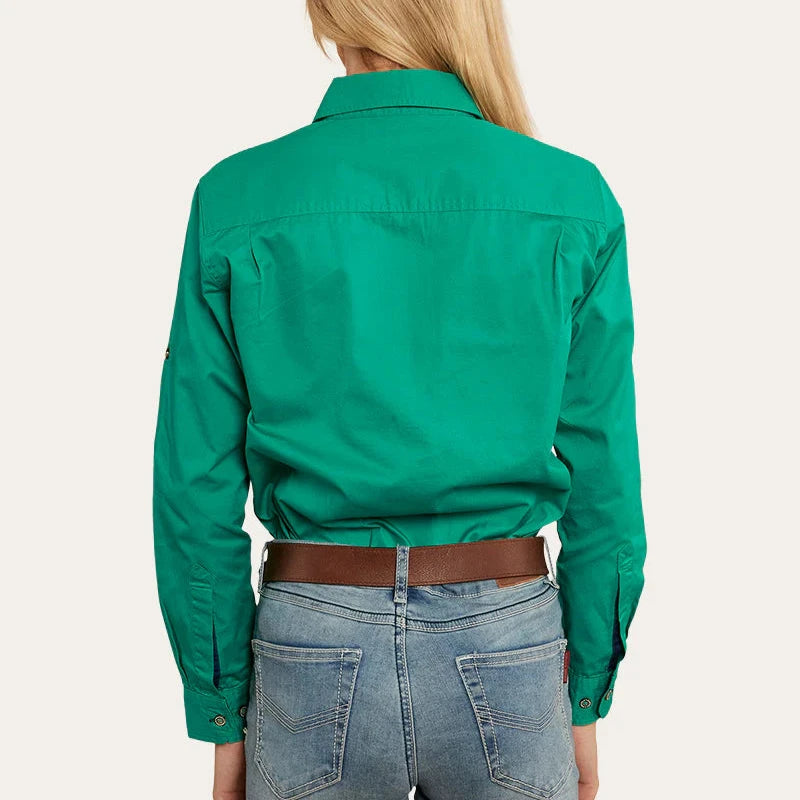 Ringers Western Womens Pentecost River Half Button Work Shirt