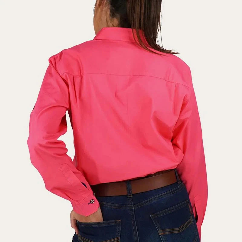 Ringers Western Womens Pentecost River Half Button Work Shirt