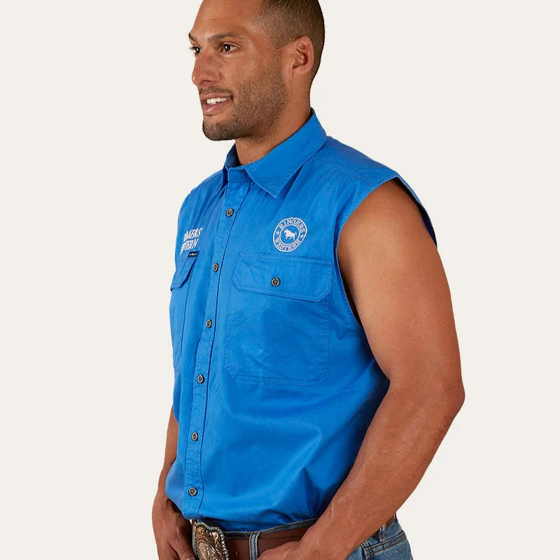 Ringers Western Mens Hawkeye Sleeveless Work Shirt - EQ Saddlery