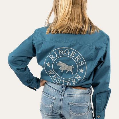 Ringers Western Kids Jackaroo Full Button Work Shirt