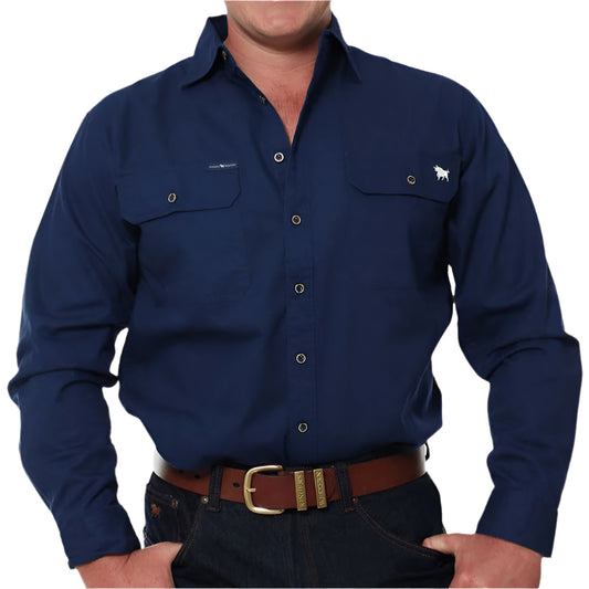 Ringers Western Mens King River Full Button Work Shirt