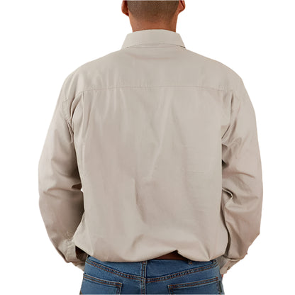 Ringers Western Mens King River Half Button Work Shirt - EQ Saddlery