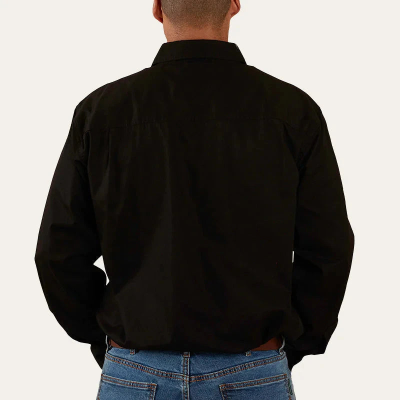 Ringers Western Mens King River Half Button Work Shirt - EQ Saddlery